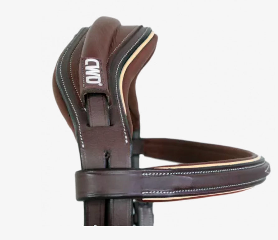 CWD Sport Colour Bridle - Cross Noseband - Brown