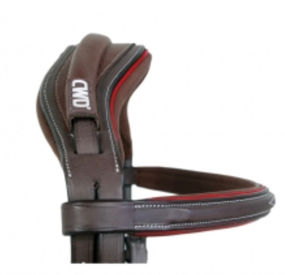 CWD Sport Colour Bridle - French Noseband - Brown