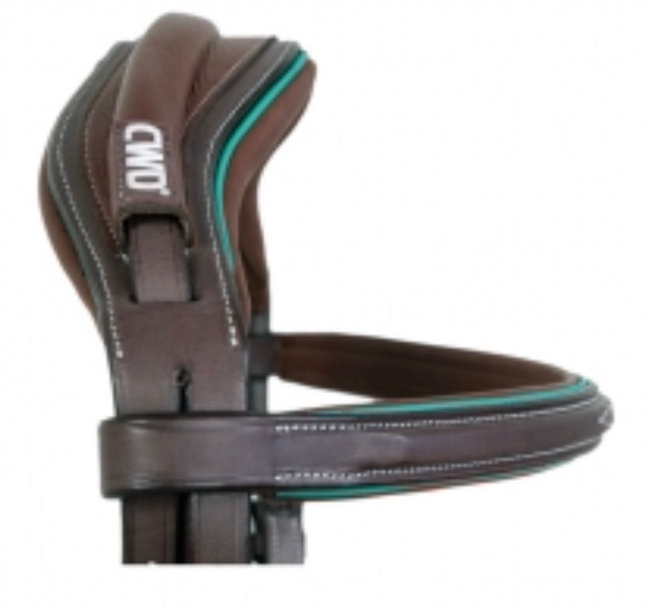 CWD Sport Colour Bridle - French Noseband - Brown