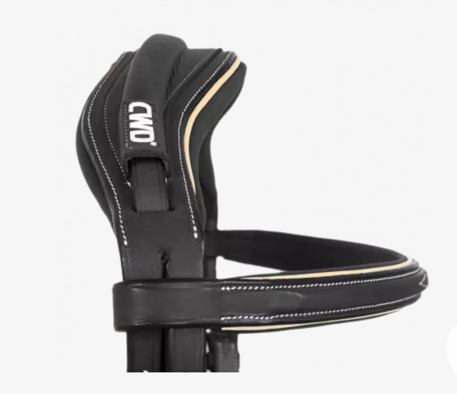 CWD Sport Colour Bridle - French Noseband - Black