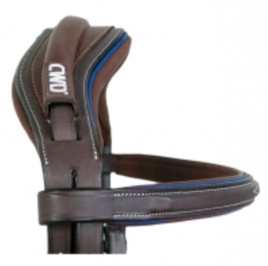 CWD Sport Colour Bridle - French Noseband - Brown