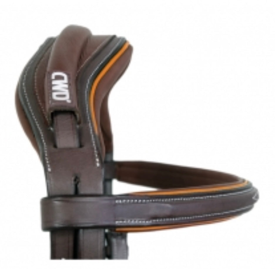 CWD Sport Colour Bridle - French Noseband - Brown