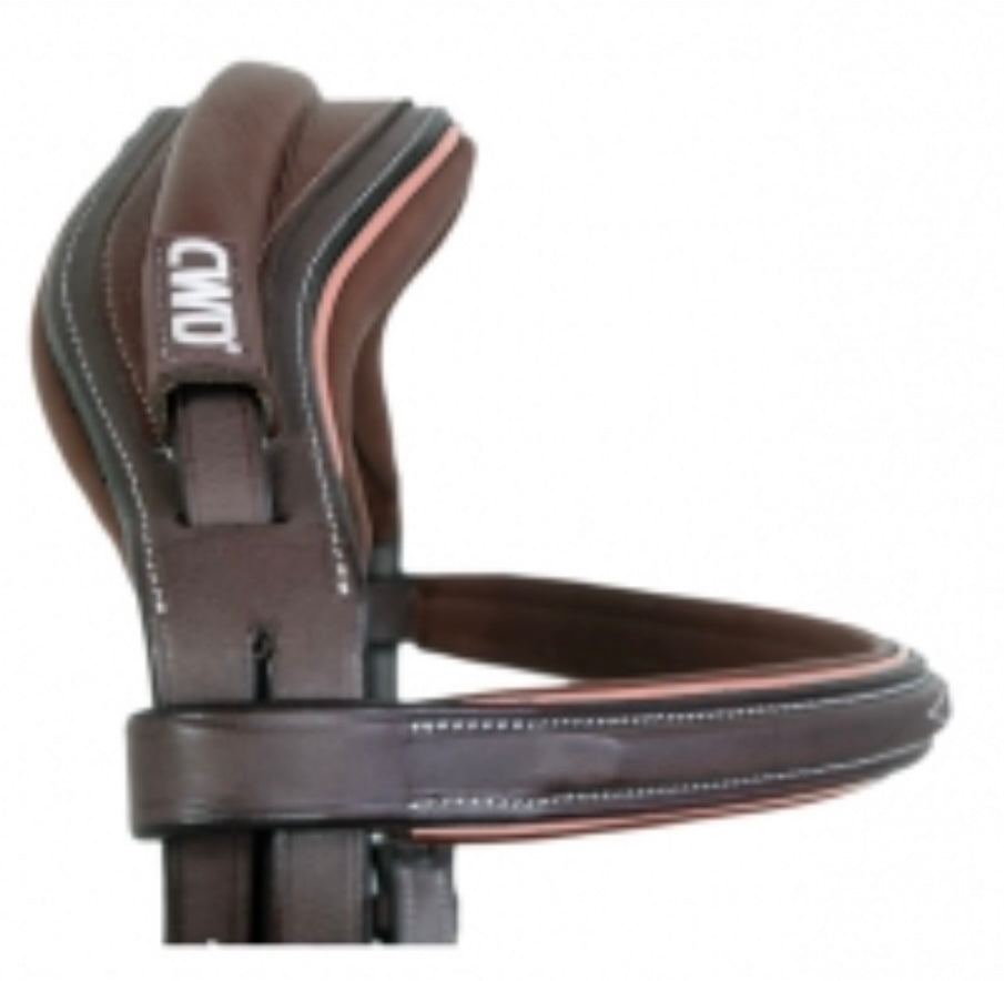 CWD Sport Colour Bridle - French Noseband - Brown