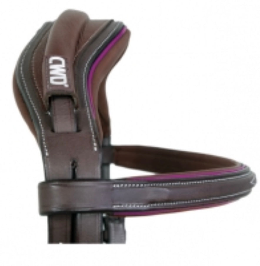 CWD Sport Colour Bridle - French Noseband - Brown
