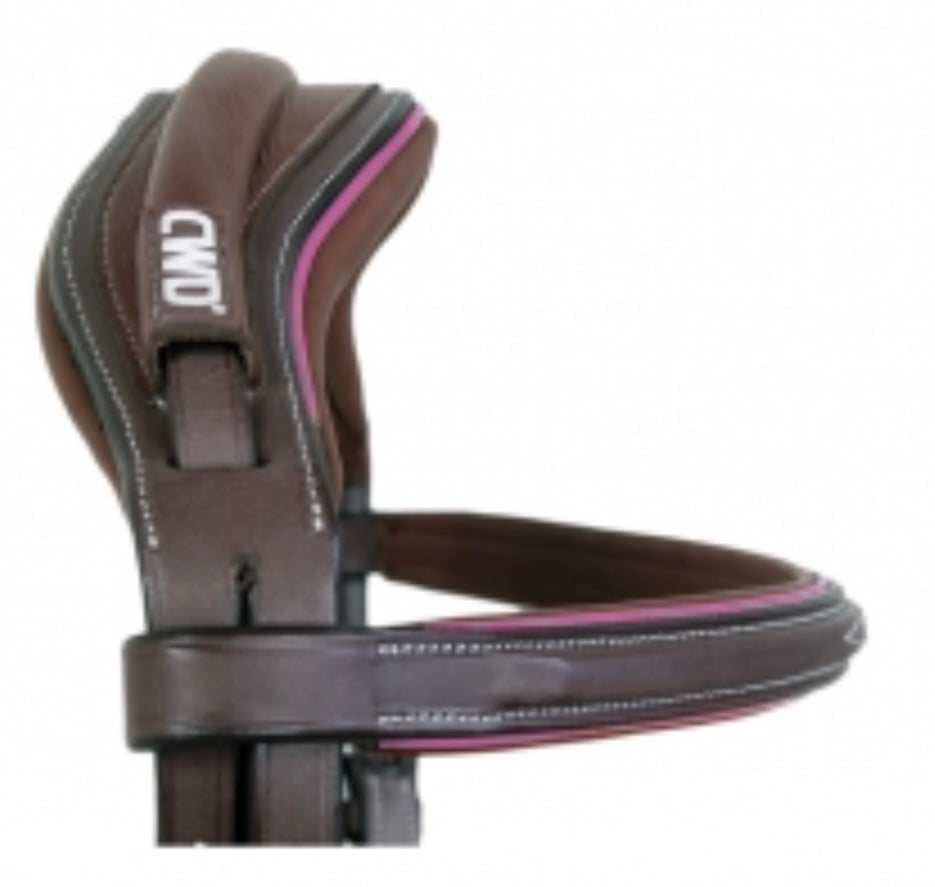 CWD Sport Colour Bridle - French Noseband - Brown