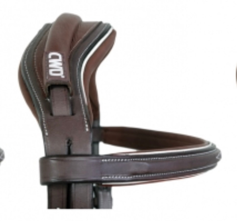 CWD Sport Colour Bridle - French Noseband - Brown