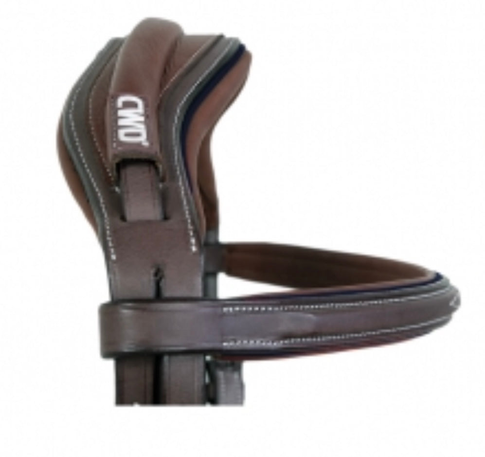 CWD Sport Colour Bridle - French Noseband - Brown