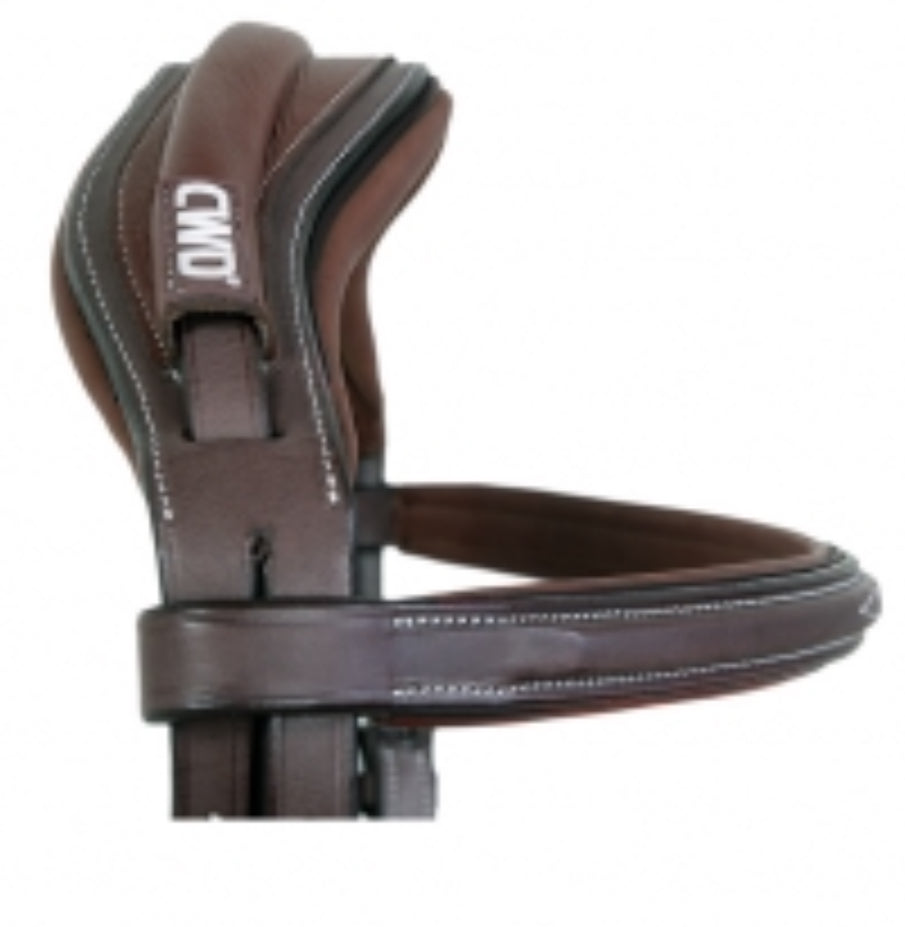 CWD Sport Colour Bridle - French Noseband - Brown