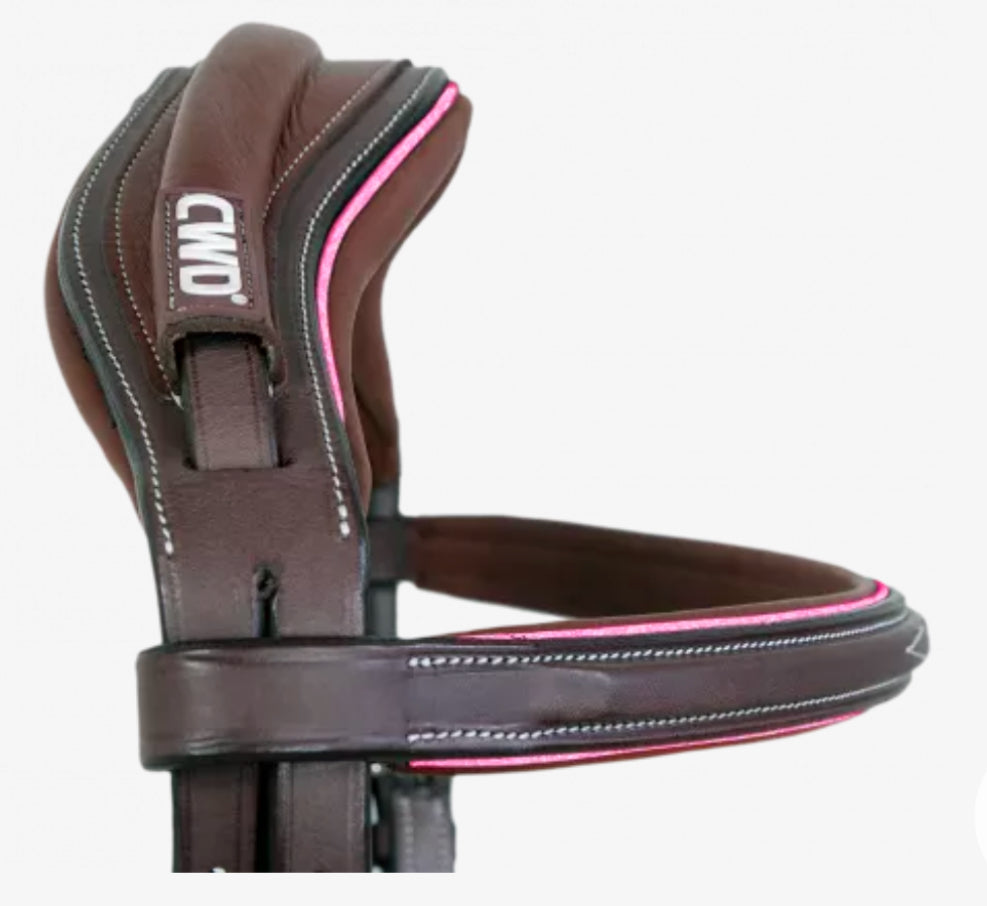 CWD Sport Colour Bridle - French Noseband - Brown