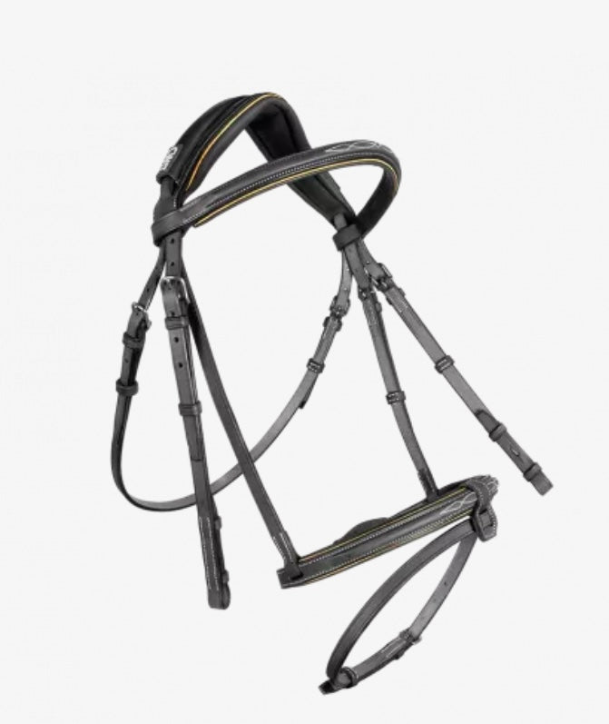 CWD Sport Colour Bridle - French Noseband - Black