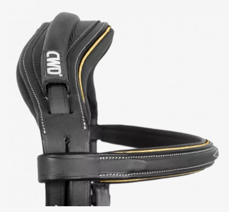 CWD Sport Colour Bridle - French Noseband - Black