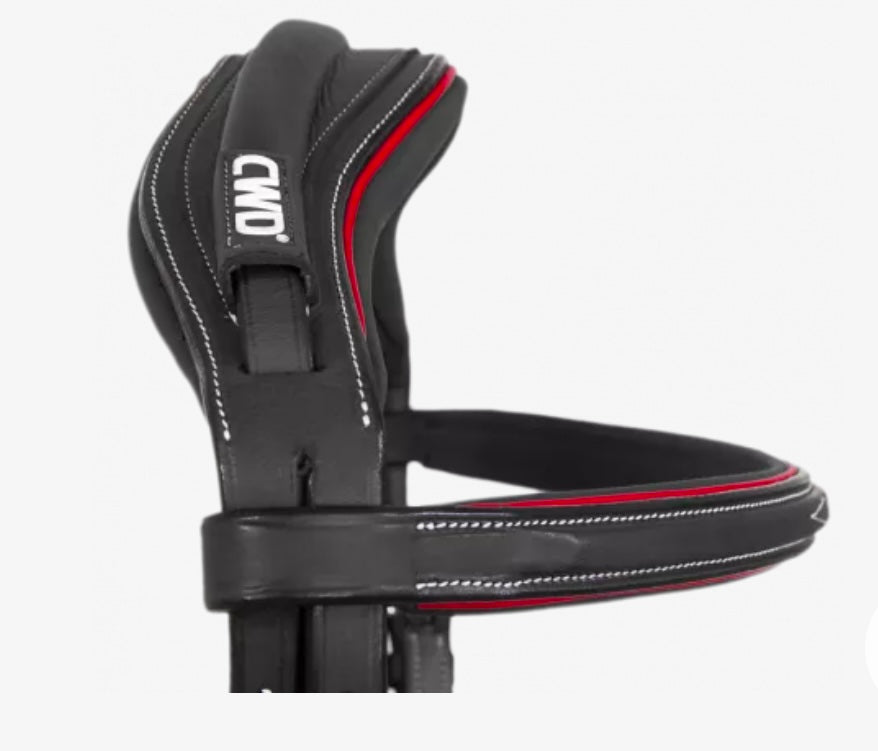 CWD Sport Colour Bridle - French Noseband - Black