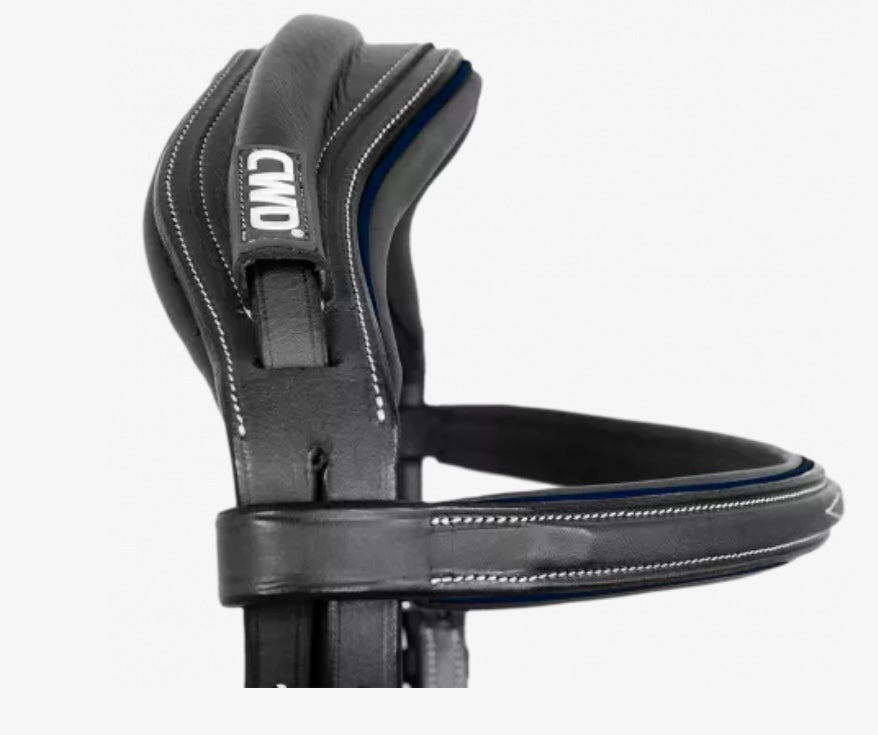 CWD Sport Colour Bridle - French Noseband - Black