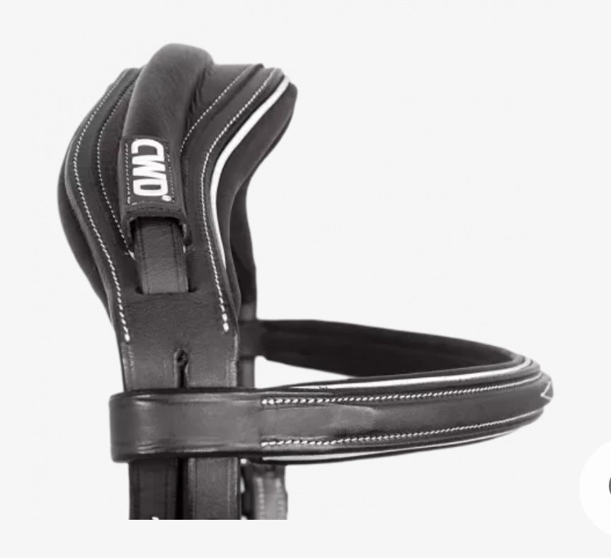 CWD Sport Colour Bridle - French Noseband - Black
