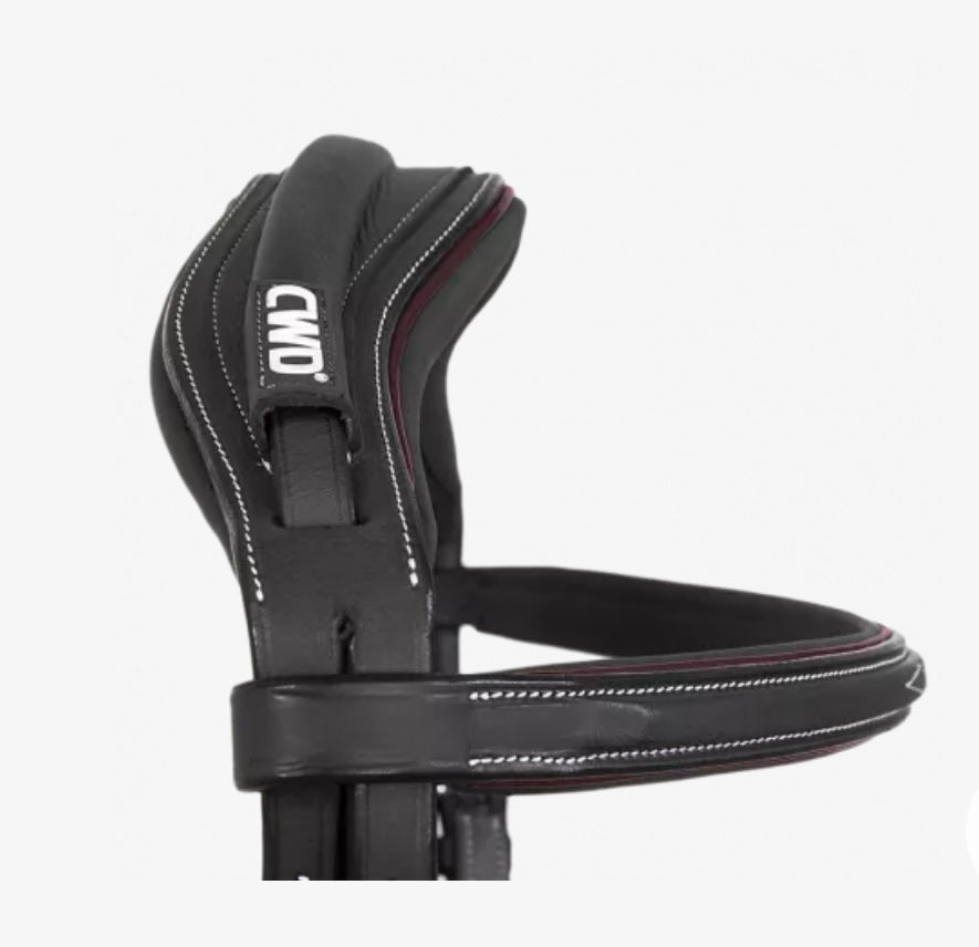 CWD Sport Colour Bridle - French Noseband - Black