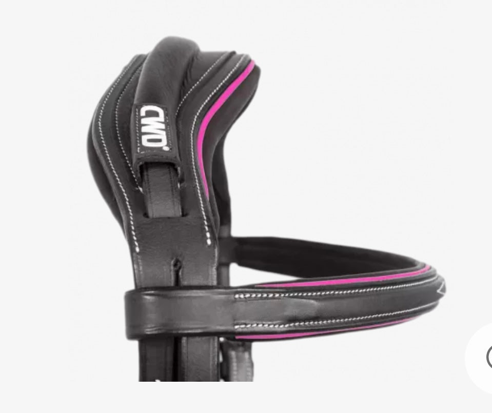 CWD Sport Colour Bridle - French Noseband - Black