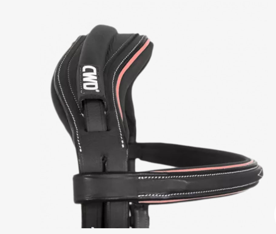 CWD Sport Colour Bridle - French Noseband - Black