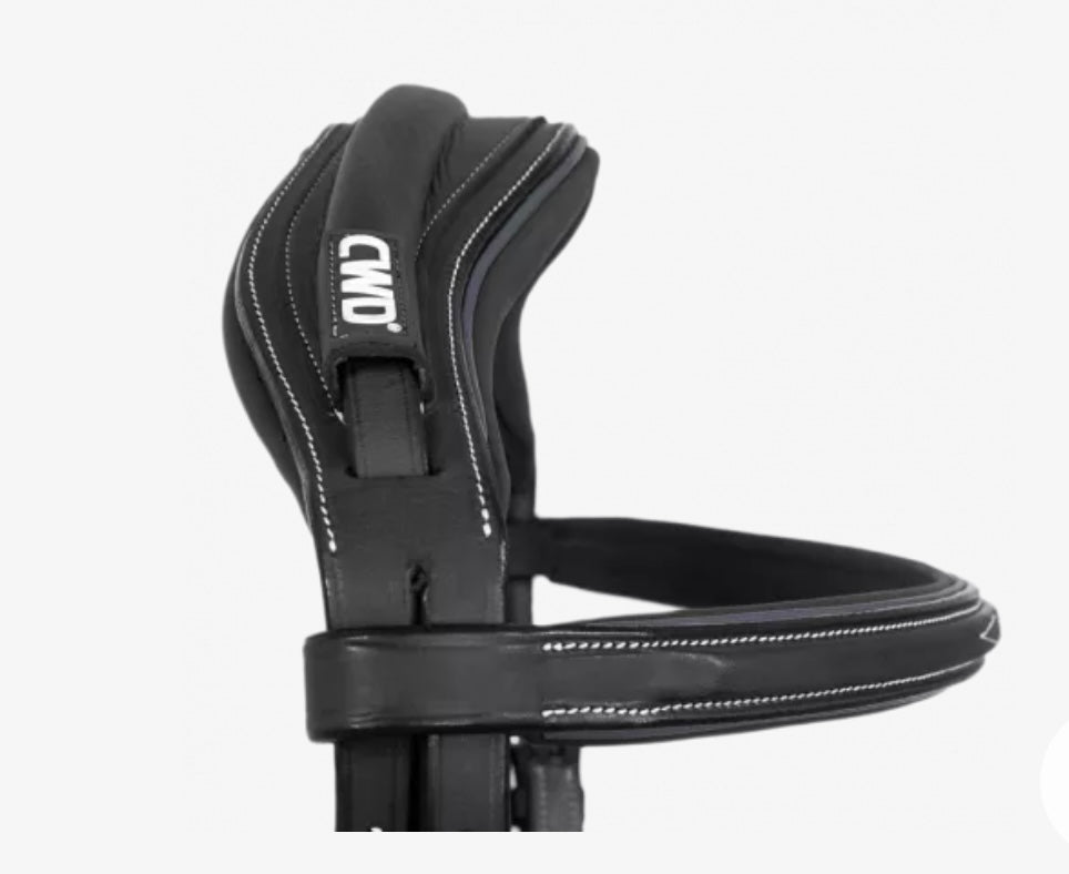 CWD Sport Colour Bridle - French Noseband - Black