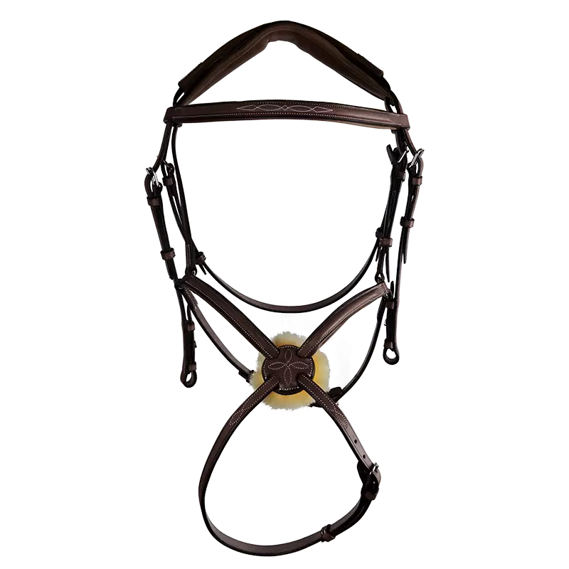 CWD BR09 Anatomical Bridle Fancy Stitching