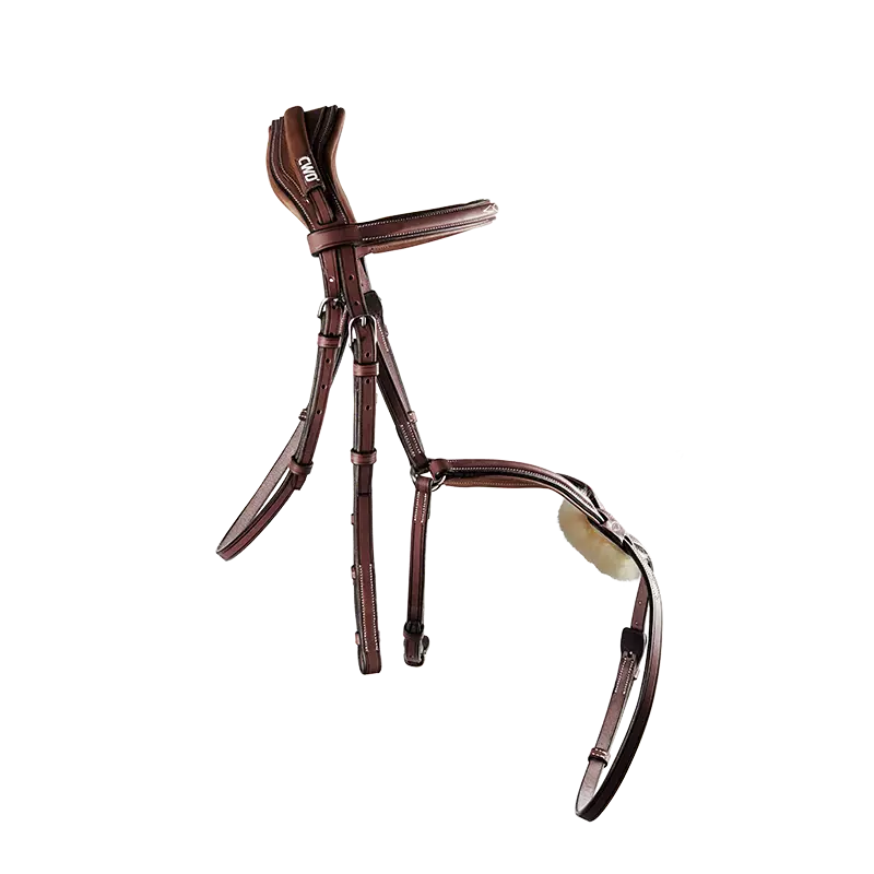 CWD BR09 Anatomical Bridle Fancy Stitching