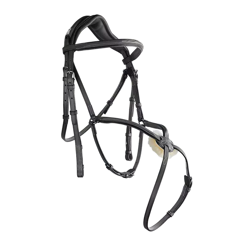 CWD BR09 Anatomical Bridle Fancy Stitching