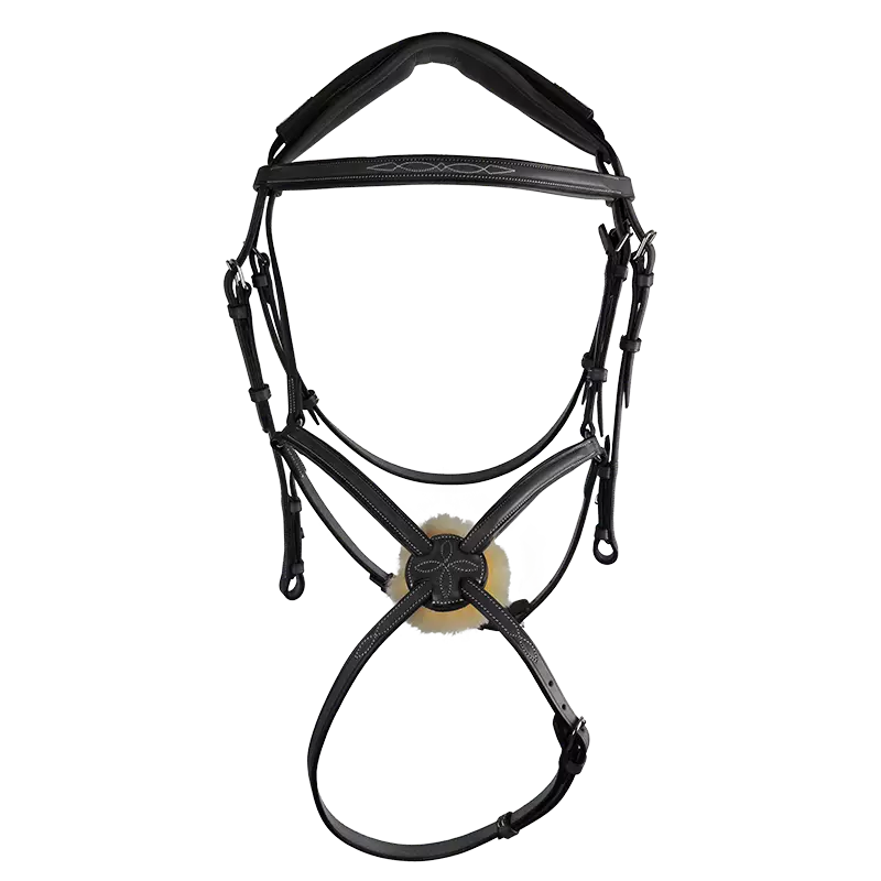 CWD BR09 Anatomical Bridle Fancy Stitching