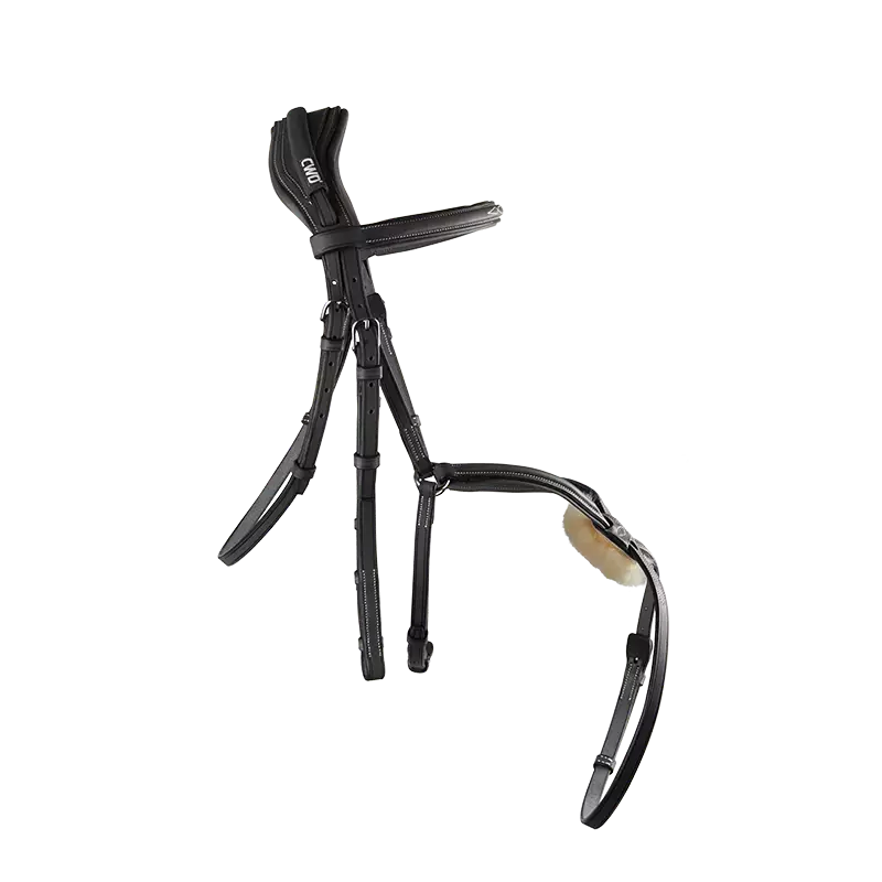 CWD BR09 Anatomical Bridle Fancy Stitching