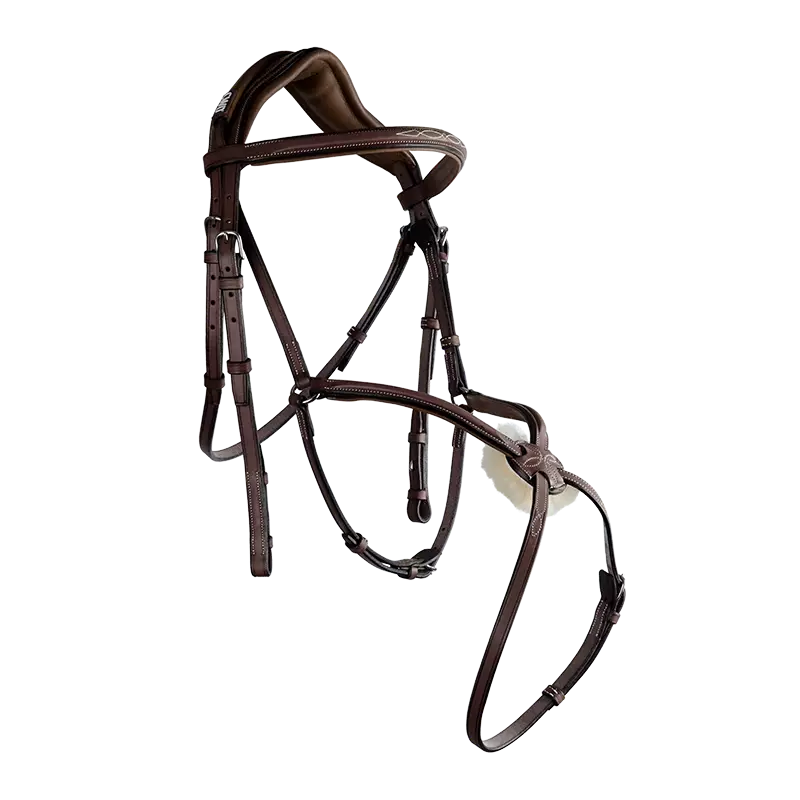 CWD BR09 Anatomical Bridle Fancy Stitching
