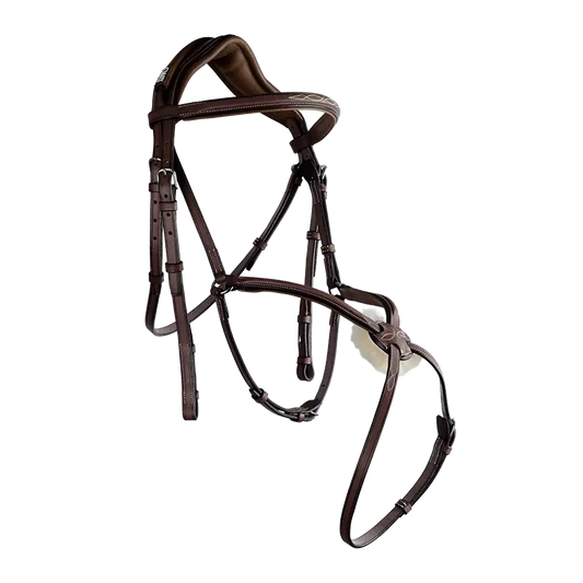 CWD BR09 Anatomical Bridle Fancy Stitching