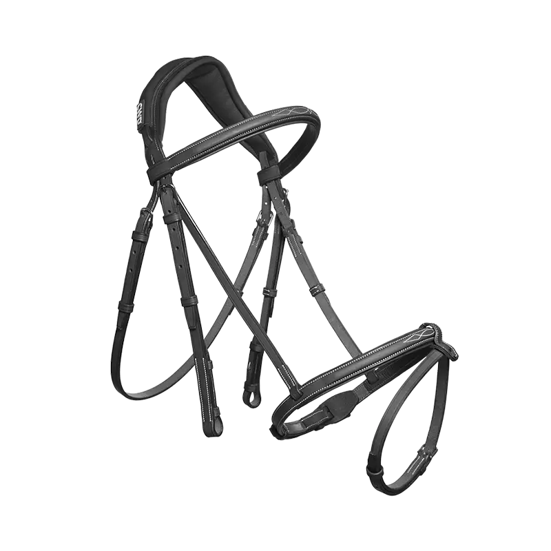 CWD BR09 Anatomical Bridle Fancy Stitching