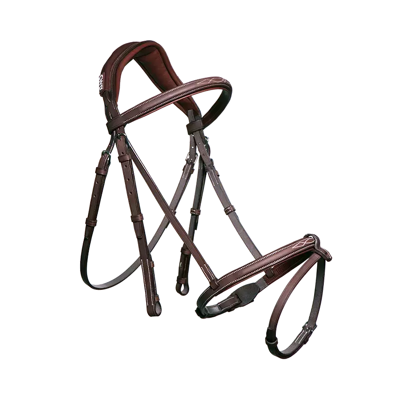 CWD BR09 Anatomical Bridle Fancy Stitching